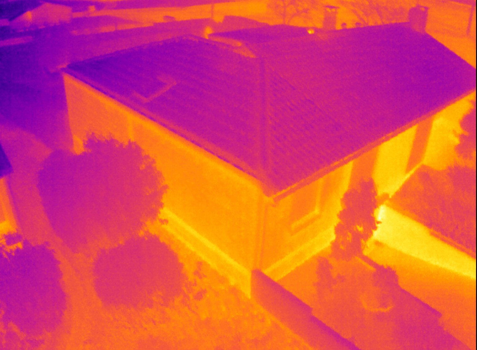 vue thermique pour détecter les ponts