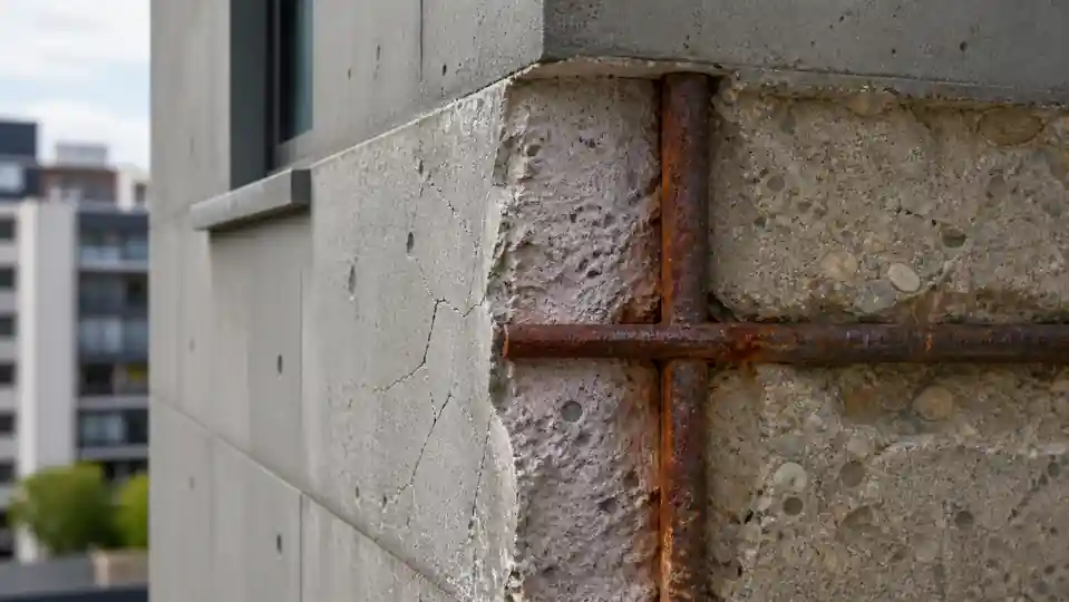 Carbonatation du béton en façade : diagnostic et risques structurels